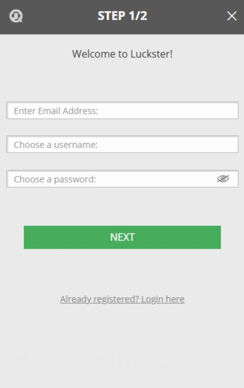 Registration Process Step1