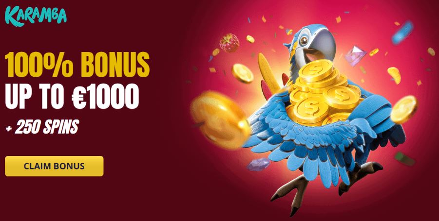 Karamba Casino - 100% Casino Bonus