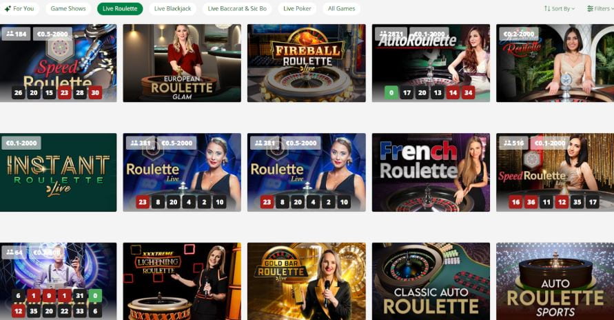 Luckster - Best Live Dealer Casino for Live Roulette