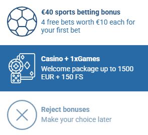1xBet Casino Registration Process