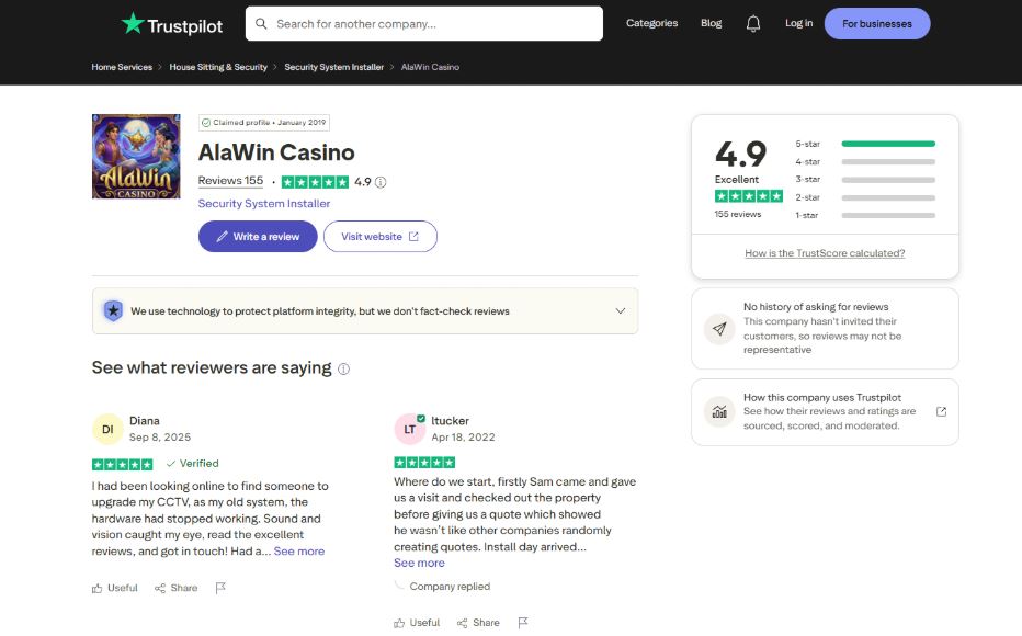 Alawin Casino Reputation