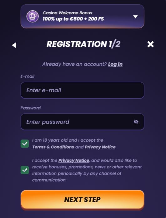FunBet Casino Registration Process