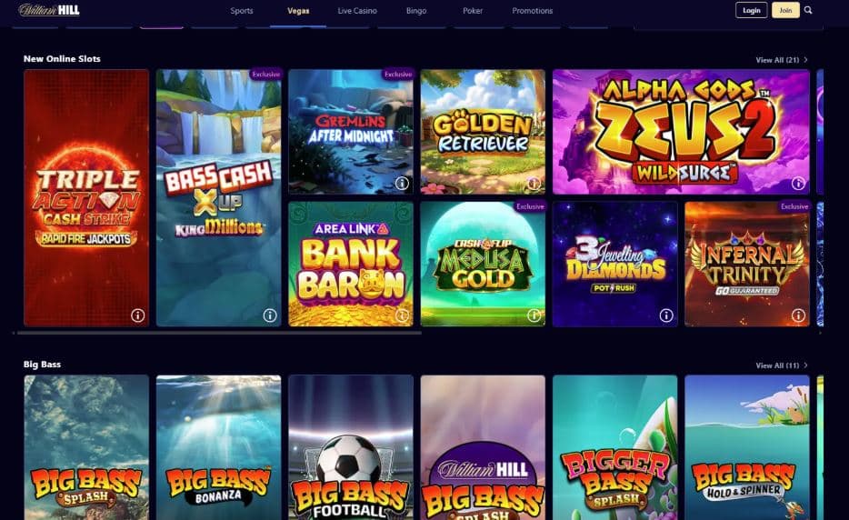 William Hill Casino Games