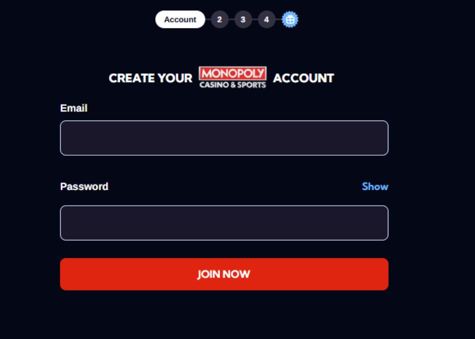 Monopoly Casino Registration