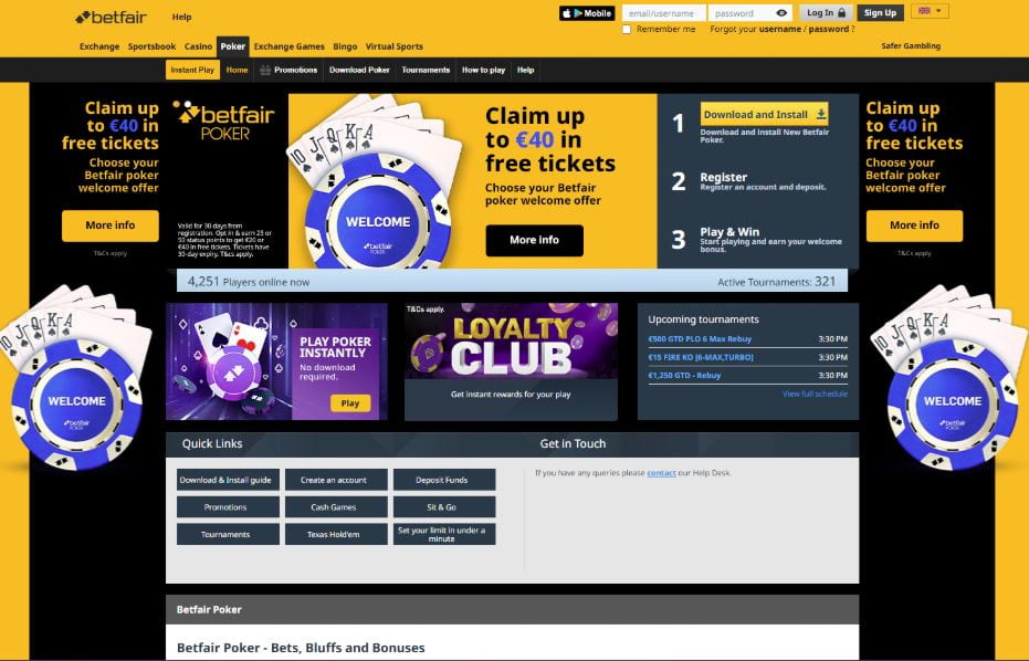 Betfair Casino Poker
