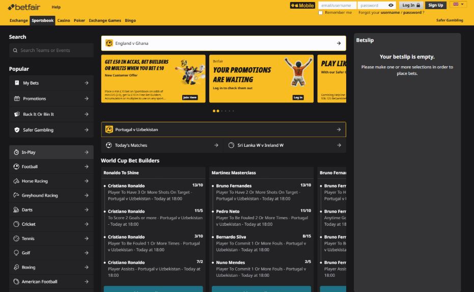 Betfair Sportsbook