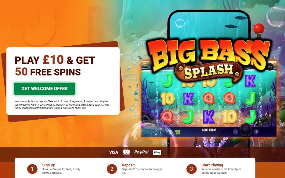 LeoVegas Casino Welcome Bonus