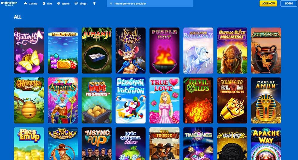 Monster Casino Games