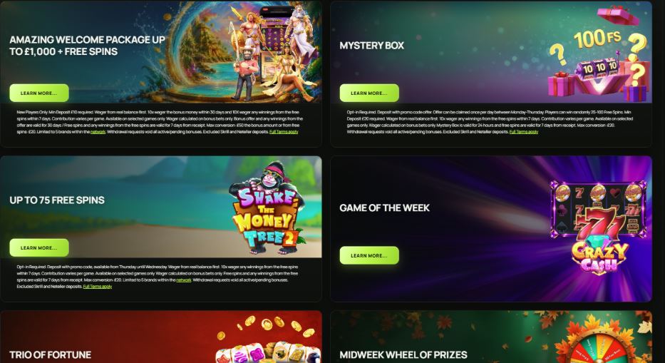 Spinzwin Promotions & Loyalty Program