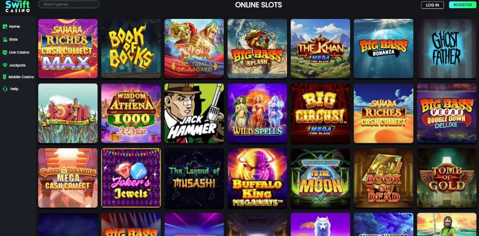 Swift Casino Games Selection
