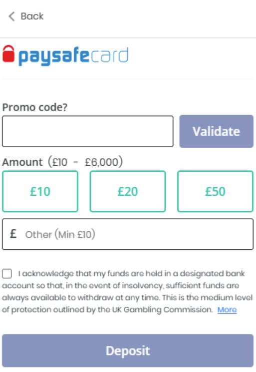 Lucky VIP Casino Deposit & Withdrawal