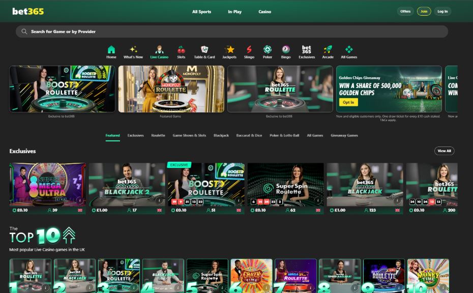 bet365 Casino Live Casino