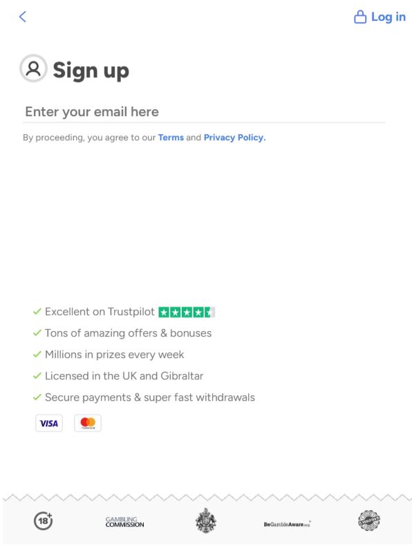 Lottomart Casino Registration Process