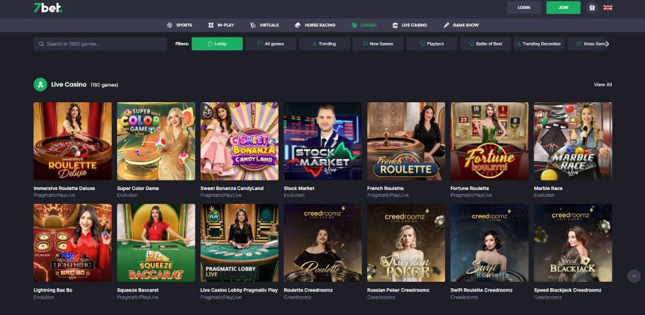 7bet Live Casino