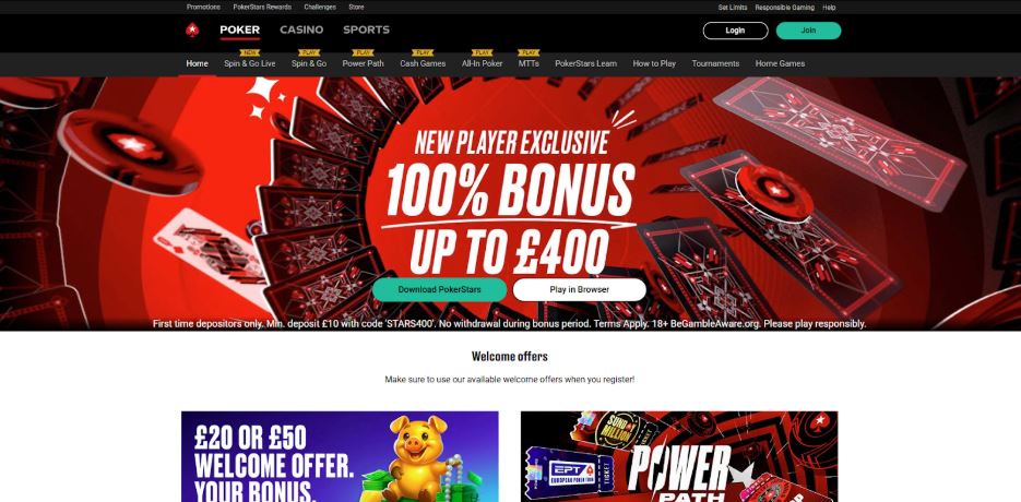 Poker Stars Poker Games