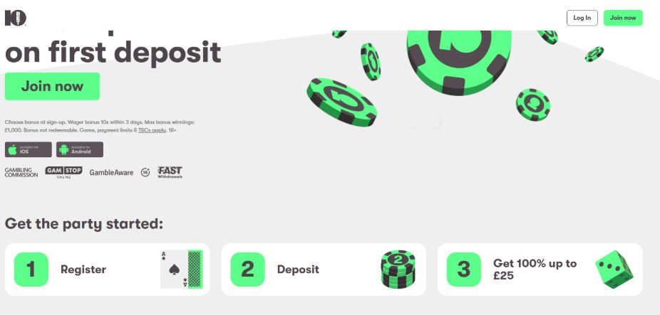 10Bet Casino Welcome Bonus