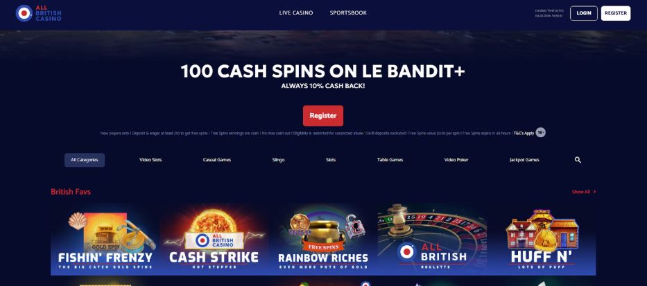 All British Casino Red Tiger