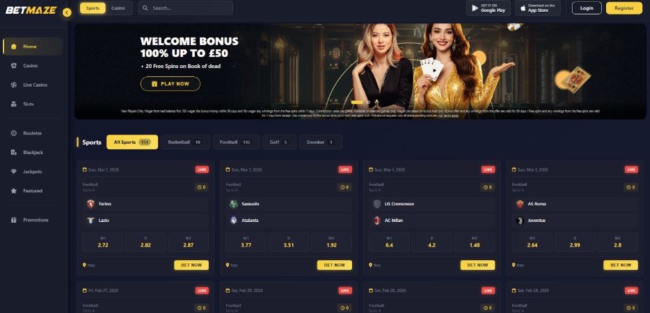 BetMaze Casino - New