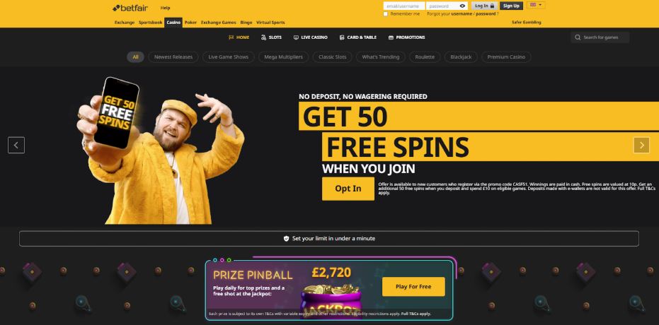 Betfair Casino Play'n Go