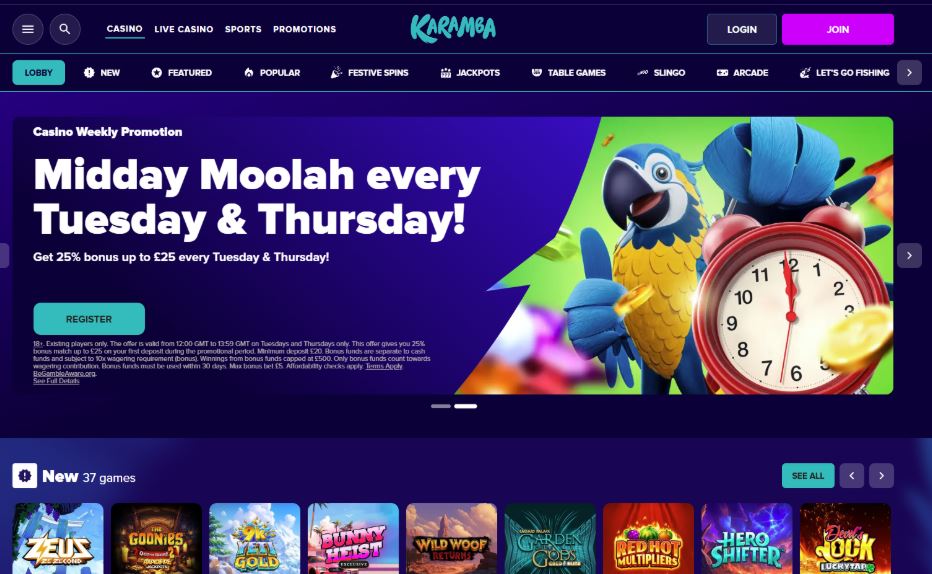 Karamba Casino ELK Studio