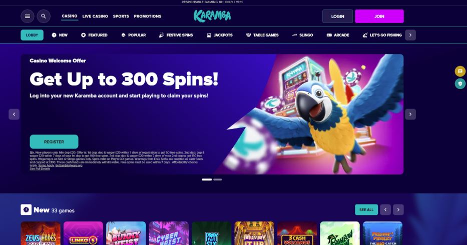 Karamba Casino Red Tiger