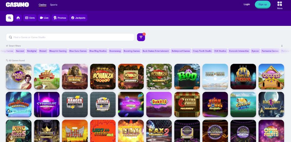 Casumo Big Time Gaming Casino