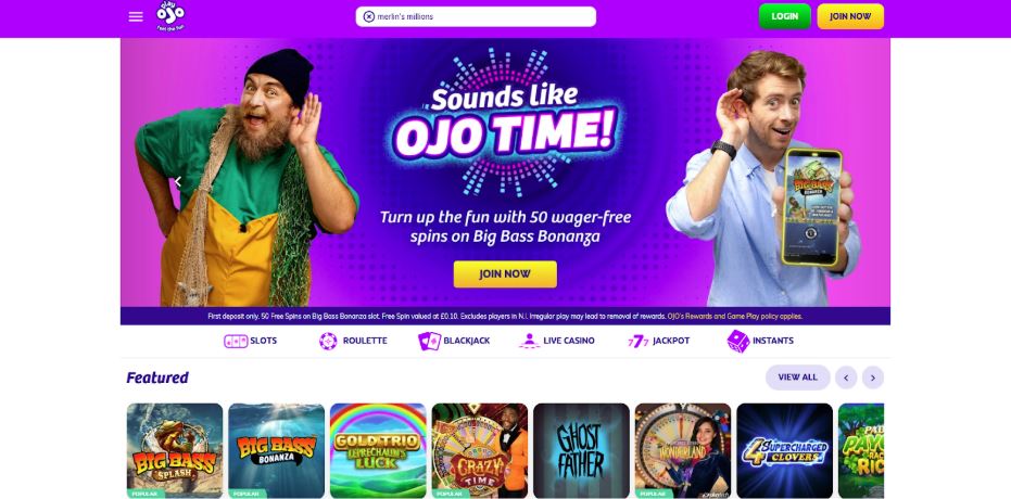 PlayOJO NextGen Casino