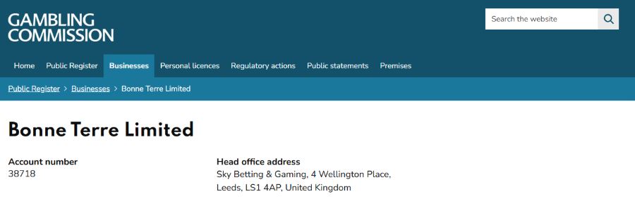 Sky Vegas Gambling Commission