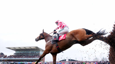 Jango Baie takes advantage of jumping frailties in Aintree Bowl
