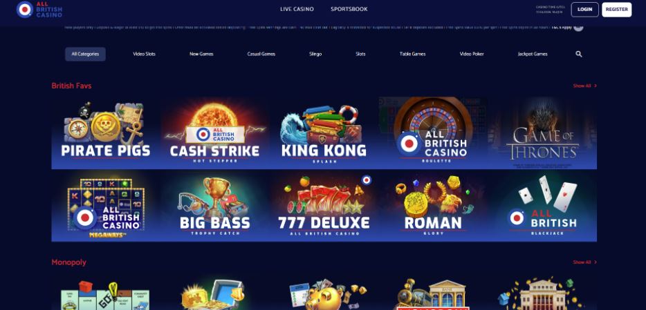All British Casino - Neteller Casino