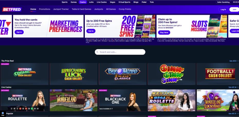 Betfred Casino - Neteller Casino