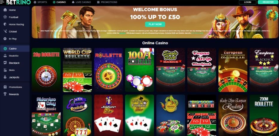 Betrino Casino - Mastercard Casinos