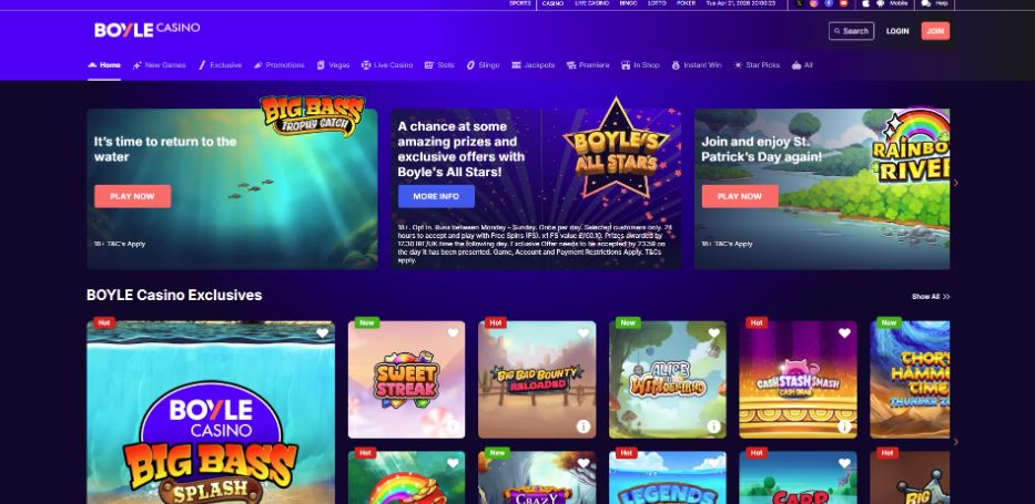 BoyleSports Casino - Bank Transfer Casinos