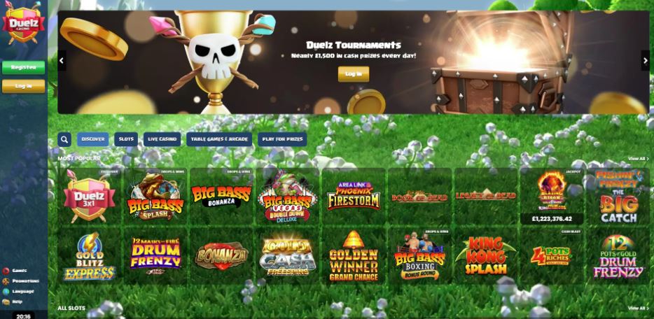Duelz Casino - Bank Transfer Casinos