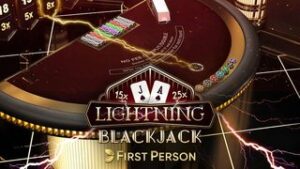 First Person Lightning Blackjack