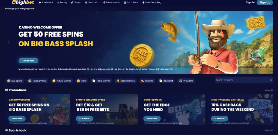 Highbet Casino - Mastercard Casinos