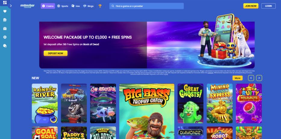 Monster Casino - Casino Bonuses