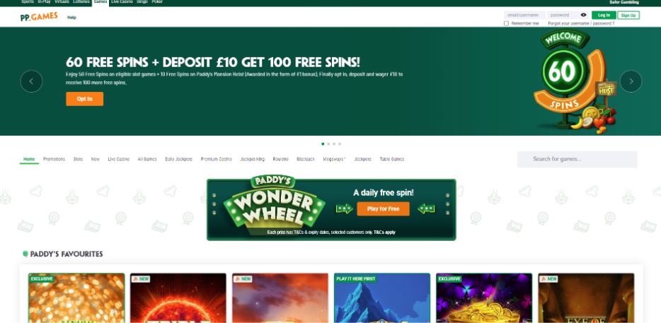 Paddy Power Games - Mastercard Casinos