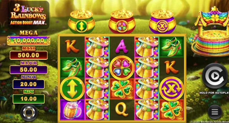3 Lucky Rainbows Action Boost (SpinPlay Games)