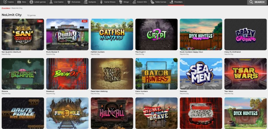 32Red Casino - Nolimit City Casinos