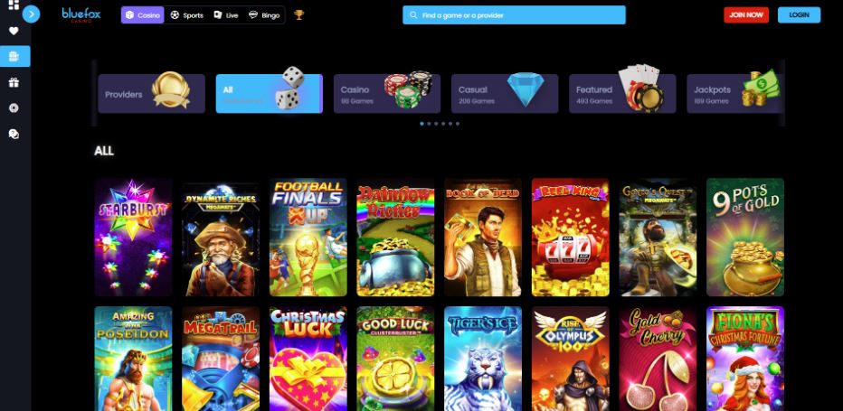 Bluefox Casino - Boku Casinos