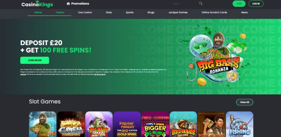 CasinoKings Casino - Boku Casinos