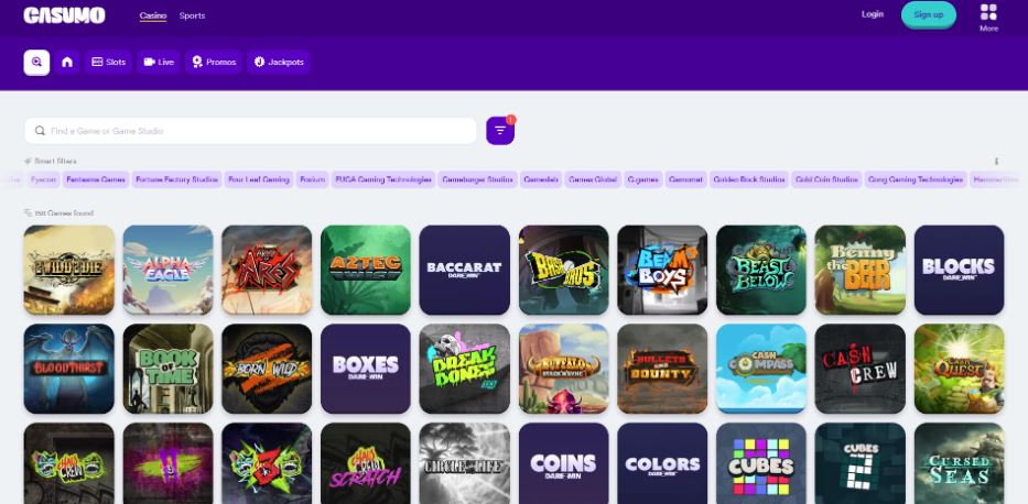 Casumo Casino - Hacksaw Gaming Casinos