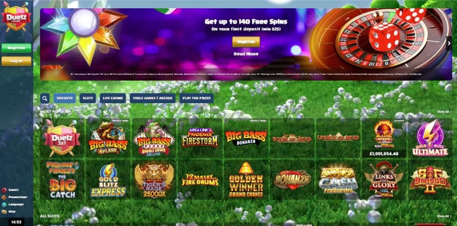 Duelz Casino - Boku Casinos