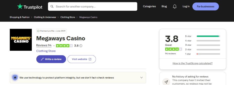 Megaways Casino Reputation