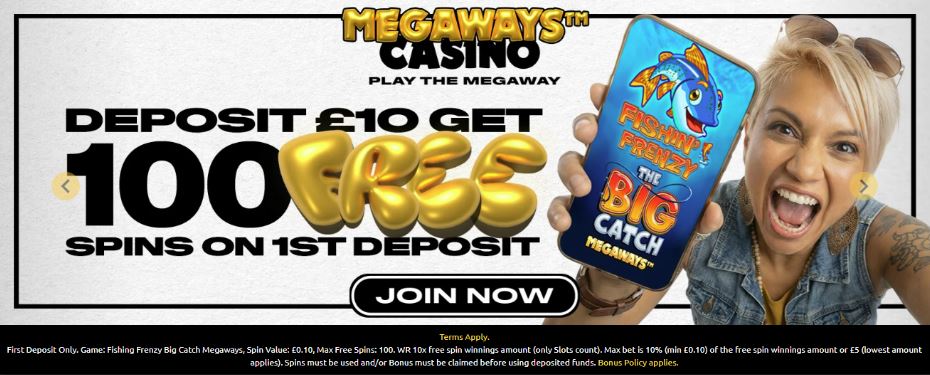 Megaways Casino Welcome Bonus