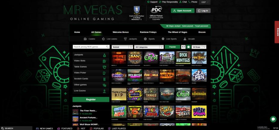 Mr. Vegas Casino - Nolimit City Casinos