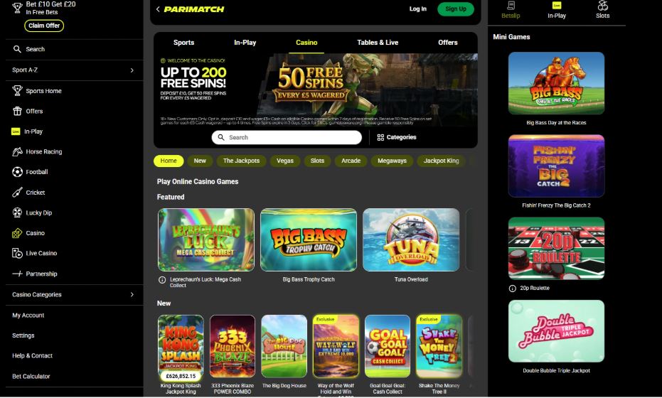 Parimatch Casino - Craps Casinos