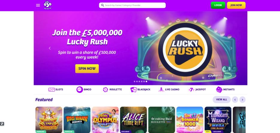 PlayOJO Casino - Nolimit City Casinos