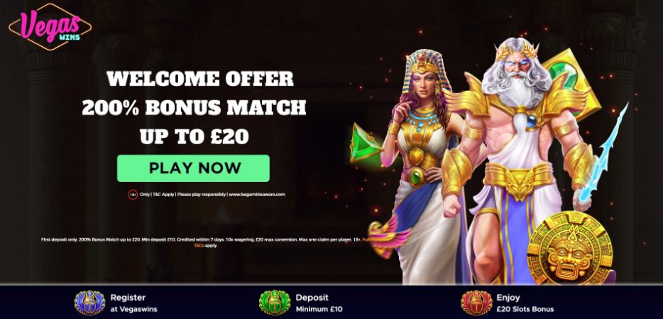 Vegas Wins Casino - 200% Casino Bonuses